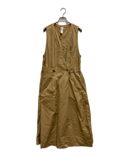 MHL（エムエイチエル）MHL (エムエイチエル) FINE COMPACT COTTON POPLIN DRESSS ブラウン サイズ:１の古着・服飾アイテム