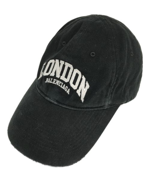 BALENCIAGA（バレンシアガ）BALENCIAGA (バレンシアガ) London Logo City Cap ブラック サイズ:Sの古着・服飾アイテム