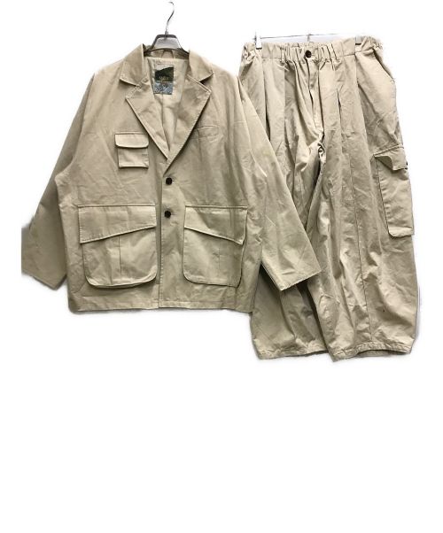 B.BALLSY（ボールジーブラザーズ）B.BALLSY (ボールジーブラザーズ) Military Louise jacket setup ベージュ サイズ:Ⅼの古着・服飾アイテム