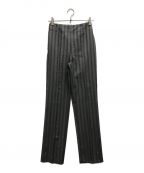 Acne studiosアクネストゥディオス）の古着「Slim-fit Pinstriped Trousers」｜グレー
