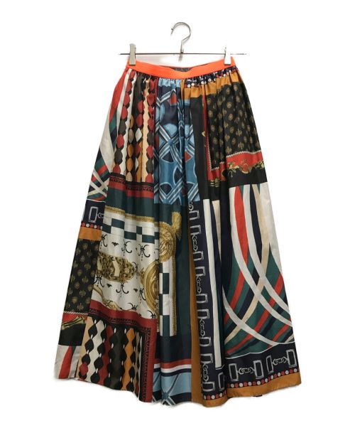 KOLOR（カラー）KOLOR (カラー) スカーフ柄スカート マルチカラー サイズ:1の古着・服飾アイテム