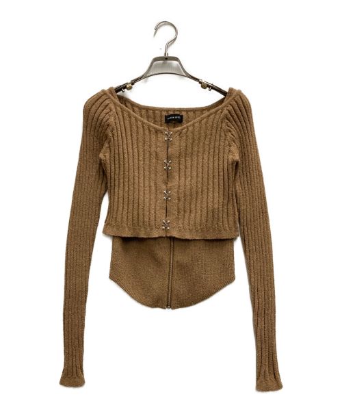 MAISON SPECIAL（メゾンスペシャル）MAISON SPECIAL (メゾンスペシャル) Ensemble Knit Pullover ブラウン サイズ:FREEの古着・服飾アイテム