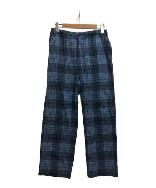 UNUSED（アンユーズド）UNUSED (アンユーズド) Check pants ブルー サイズ:1　の古着・服飾アイテム
