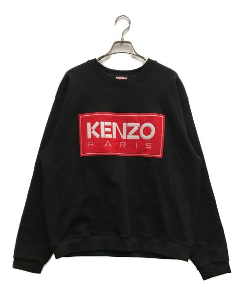 KENZO（ケンゾー）KENZO (ケンゾー) フロントロゴスウェット ブラック サイズ:Ⅼの古着・服飾アイテム
