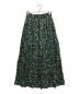 SACRA (サクラ) DAZZLING FLOWERSスカート ブラック×グリーン サイズ:38：7800円