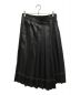 Acne studios（アクネストゥディオス）の古着「Satin pleated skirt」｜ブラック