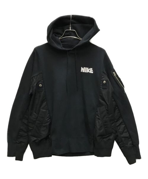 NIKE（ナイキ）NIKE (ナイキ) sacai (サカイ) NRG HOODIE ブラック サイズ:Mの古着・服飾アイテム