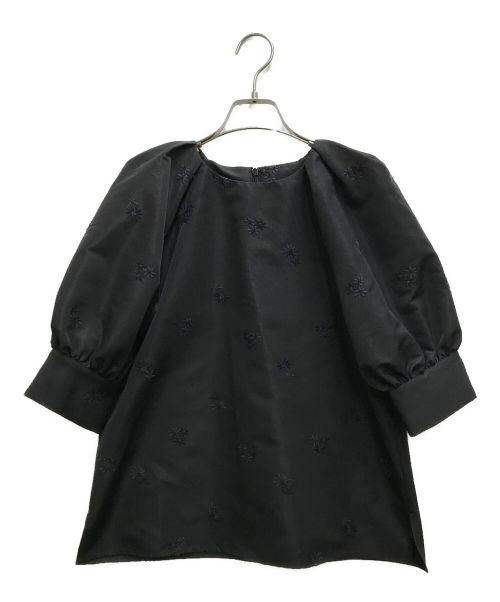 Bluelea（ブルレア）Bluelea (ブルレア) original embroidery blouse ブラック サイズ:FREEの古着・服飾アイテム