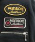 中古・古着 VANSON (バンソン) スウェットライダースジャケット ブラック サイズ:Ⅿ：8000円