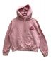 GUCCI（グッチ）の古着「TRI-FERG GG PATCHED HOODIE」｜ピンク