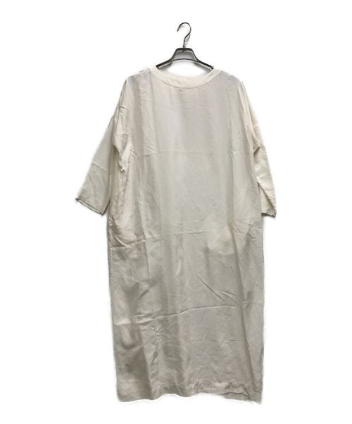 yoli（ヨリ）yoli (ヨリ) Silk long onepiece アイボリー サイズ:FREEの古着・服飾アイテム