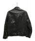 Schott (ショット) セミダブルラムレザーライダースジャケット ブラック サイズ:L：34800円