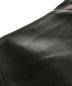 中古・古着 Schott (ショット) セミダブルラムレザーライダースジャケット ブラック サイズ:L：34800円