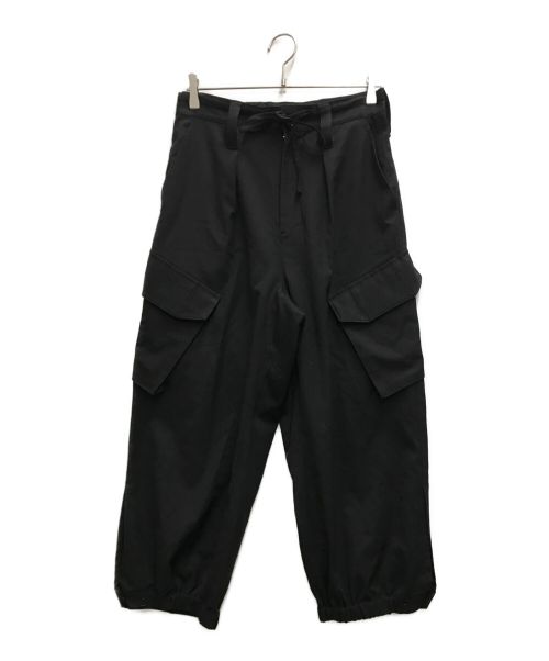 Y-3（ワイスリー）Y-3 (ワイスリー) CLASSIC REFINED WOOL STRETCH CARGO PANTS ブラック サイズ:XSの古着・服飾アイテム