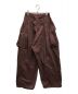 KAPITAL (キャピタル) High-density Twill Aozai Cargo Pants ボルドー サイズ:XS：12800円