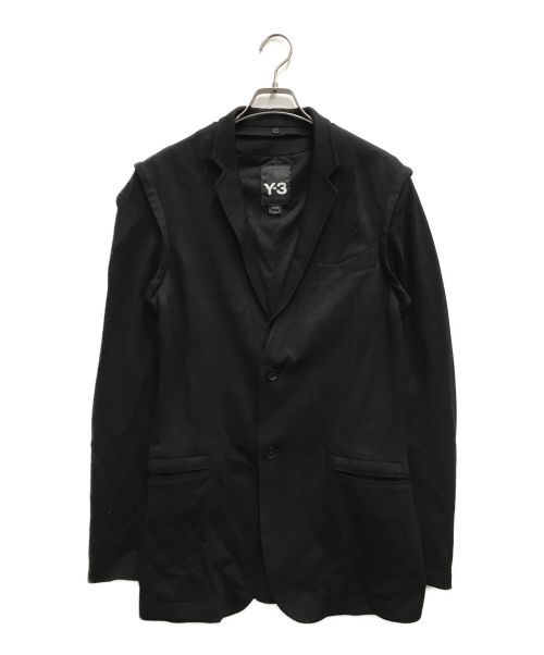 Y-3（ワイスリー）Y-3 (ワイスリー) デタッチャブルブレザージャケット ブラック サイズ:XSの古着・服飾アイテム