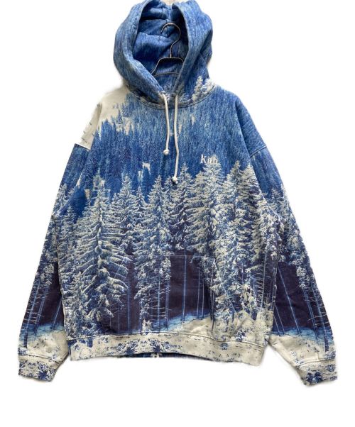 KITH（キス）KITH (キス) WINTER FOREST HOODIE ブルー サイズ:XLの古着・服飾アイテム