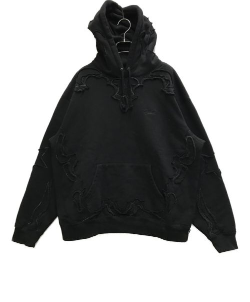 SUPREME（シュプリーム）SUPREME (シュプリーム) Western CUT Out Hooded Sweatshirt ブラック サイズ:Ⅼの古着・服飾アイテム