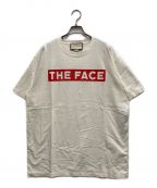 GUCCIグッチ）の古着「THE FACEプリントオーバーサイズTシャツ」｜ホワイト