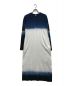 Mame Kurogouchi（マメクロゴウチ）の古着「Shibori Tie-Dyed Cotton Jersey Dress」｜ネイビー
