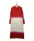 Mame Kurogouchi (マメクロゴウチ) Shibori Tie-Dyed Cotton Jersey Dress レッド×ホワイト サイズ:2：39800円