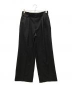 MAISON SPECIALメゾンスペシャル）の古着「Dress Two-Tuck Wide Pants」｜ブラック