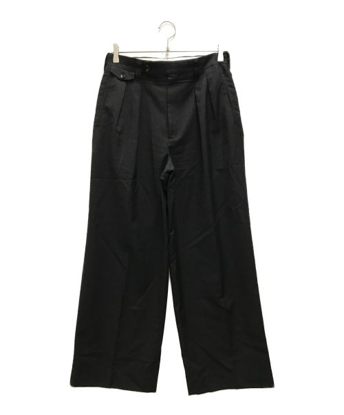 MAISON SPECIAL（メゾンスペシャル）MAISON SPECIAL (メゾンスペシャル) Dress Two-Tuck Wide Pants ブラックの古着・服飾アイテム