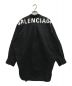 BALENCIAGA (バレンシアガ) ニュースウィング ロゴプリントシャツ ブラック サイズ:36：37000円