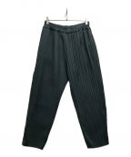 YOKEヨーク）の古着「Pleated Knit Lounge Pants」｜ブルー