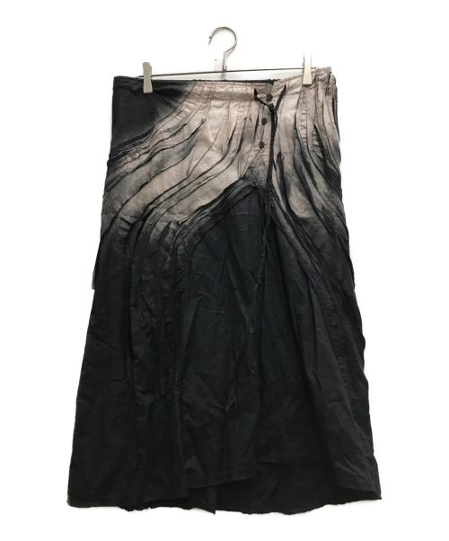 ISSEY MIYAKE（イッセイミヤケ）ISSEY MIYAKE (イッセイミヤケ) デザインスカート ブラック サイズ:2の古着・服飾アイテム