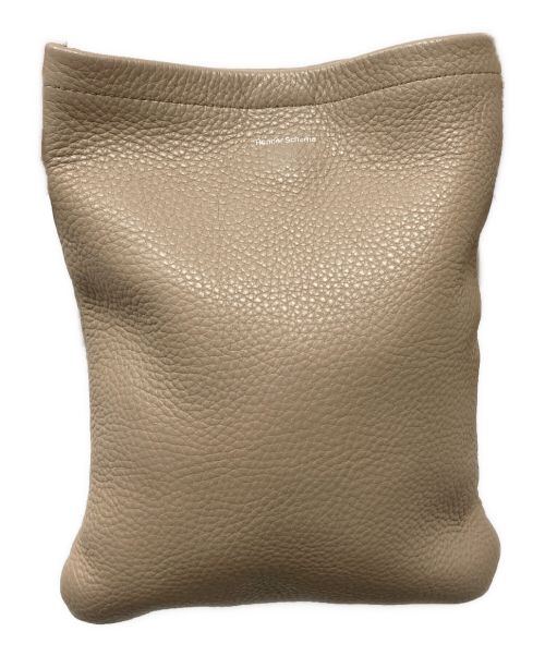 HENDER SCHEME（エンダースキーマ）HENDER SCHEME (エンダースキーマ) one side belt bag グレー×ブラウンの古着・服飾アイテム