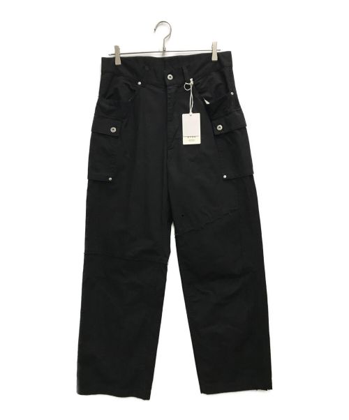KYOU（キョウ）KYOU (キョウ) BIRDLACE Homage Paneling Military Trousers ブラック サイズ:2の古着・服飾アイテム
