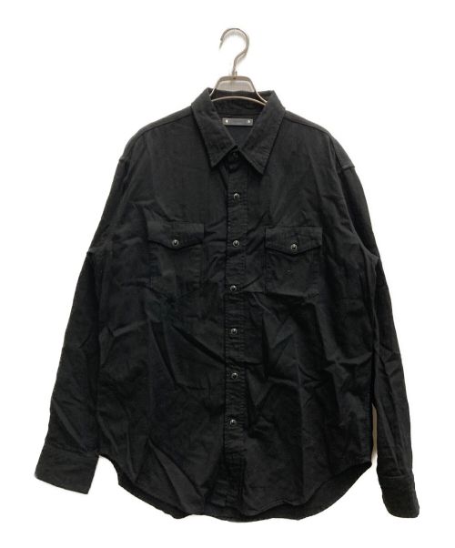 MINEDENIM（マインデニム）MINEDENIM (マインデニム) Loose Western SH ブラック サイズ:2の古着・服飾アイテム