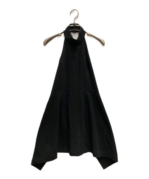 TODAYFUL（トゥデイフル）TODAYFUL (トゥデイフル) Halterneck Apron Tops ブラック サイズ:FREEの古着・服飾アイテム