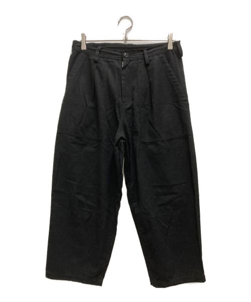 Y's（ワイズ）Y's (ワイズ) コットンレーヨンサルエルパンツ ブラック サイズ:1の古着・服飾アイテム