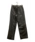 MAISON SPECIAL (メゾンスペシャル) Washed Vegan Leather Wide Straight Pants ブラック サイズ:38：7000円