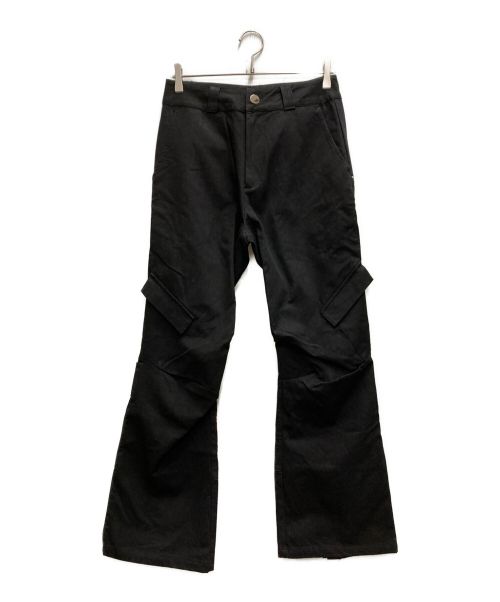 VEERKRACHT（ヴェ）VEERKRACHT (ヴェ) ZIP VELCRO PANTS ブラック サイズ:Sの古着・服飾アイテム