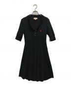 Vivienne Westwood RED LABELヴィヴィアンウエストウッドレッドレーベル）の古着「ロゴ刺繍ワンピース」｜ブラック