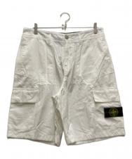 STONE ISLAND (ストーンアイランド) カーゴショーツ ホワイト サイズ:81cm (W32)