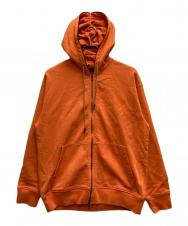 junhashimoto (ジュンハシモト) ELBOW PAD ZIP HOODIE オレンジ サイズ:4