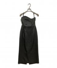 UNITED ARROWS TOKYO (ユナイテッドアローズトウキョウ) P ビスチェ ワンピース グレー サイズ:36