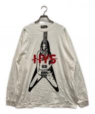 Hysteric Glamour (ヒステリックグラマー) フライングV L/STシャツ ホワイト サイズ:XL