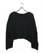 ISSEY MIYAKE (イッセイミヤケ) デザインカットソー ブラック サイズ:2