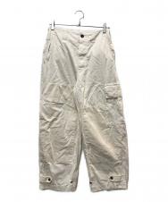 amachi. (アマチ) Double Knee Cargo Pants - Light Weight ダブルニーパンツ ホワイト サイズ:4