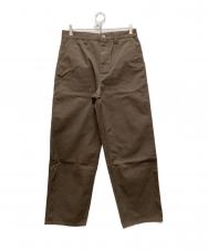 stussy (ステューシー) CARPENTER PANT CANVAS ブラウン サイズ:30