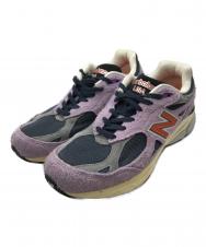 NEW BALANCE (ニューバランス) M990 ローカットスニーカー パープル サイズ:27.5