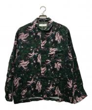 TOGA PULLA (トーガ プルラ) Inner print shirts グリーン サイズ:46