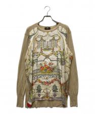 ETRO (エトロ) シルク切替レーヨンニット ベージュ サイズ:44