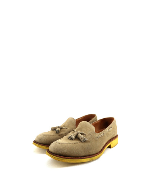 中古 古着通販 Mark Mcnairy マーク マクナイリー スエードタッセルローファー ベージュ サイズ 9 1 2 9098lsy ブランド 古着通販 トレファク公式 Trefac Fashion
