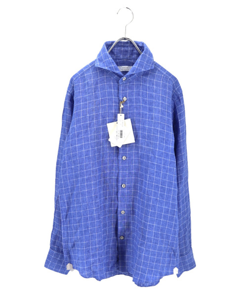 中古 古着通販 Anglais アングレー リネンシャツ ブルー サイズ L ブランド 古着通販 トレファク公式 Trefac Fashion
